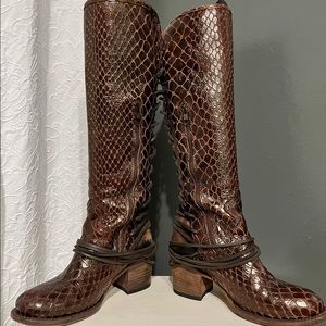 SOLD-RARE - Freebird Cognac Croc Coals